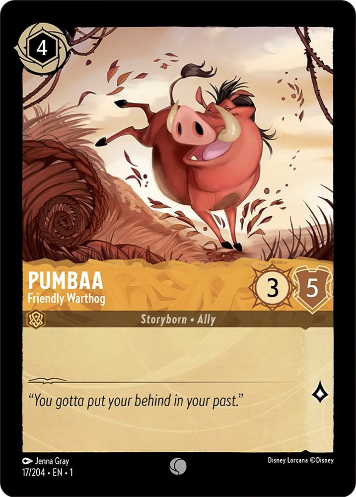 Pumbaa - Friendly Warthog (17/204) [The First Chapter] | Good Games Morley