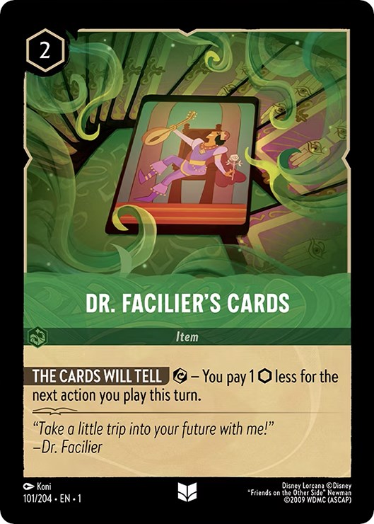 Dr. Facilier's Cards (101/204) [The First Chapter] | Good Games Morley