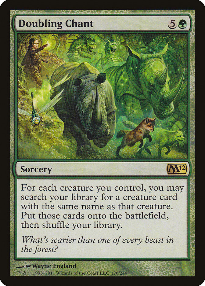 Doubling Chant 170/249 (Magic 2012 (M12))  | Good Games Morley