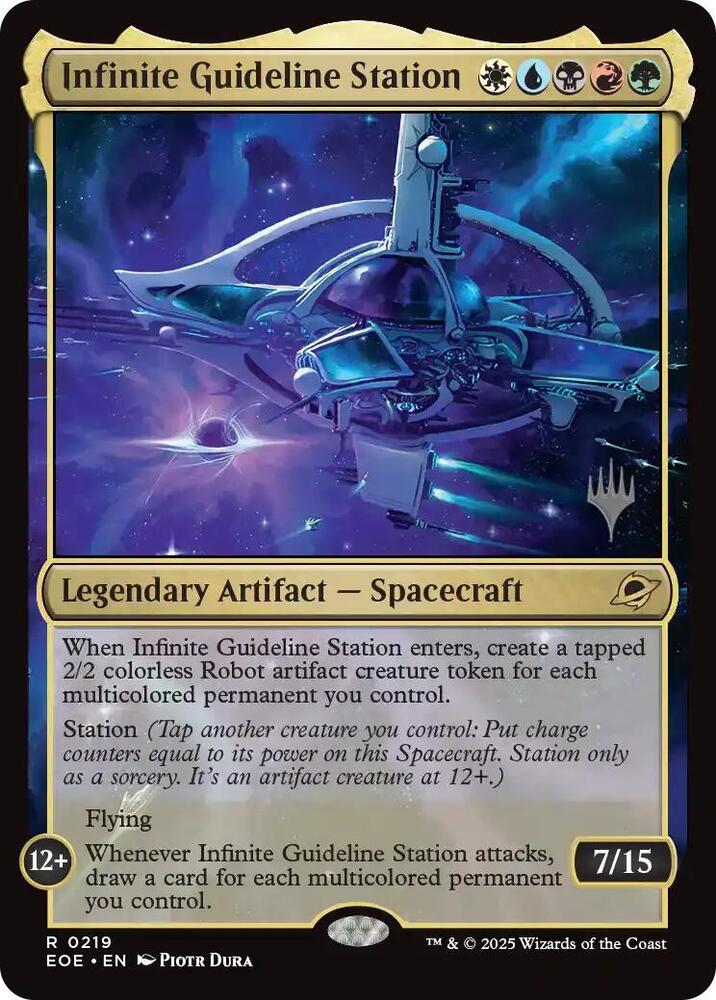Infinite Guideline Station 219 (Promo Pack: Edge of Eternities)  | Good Games Morley