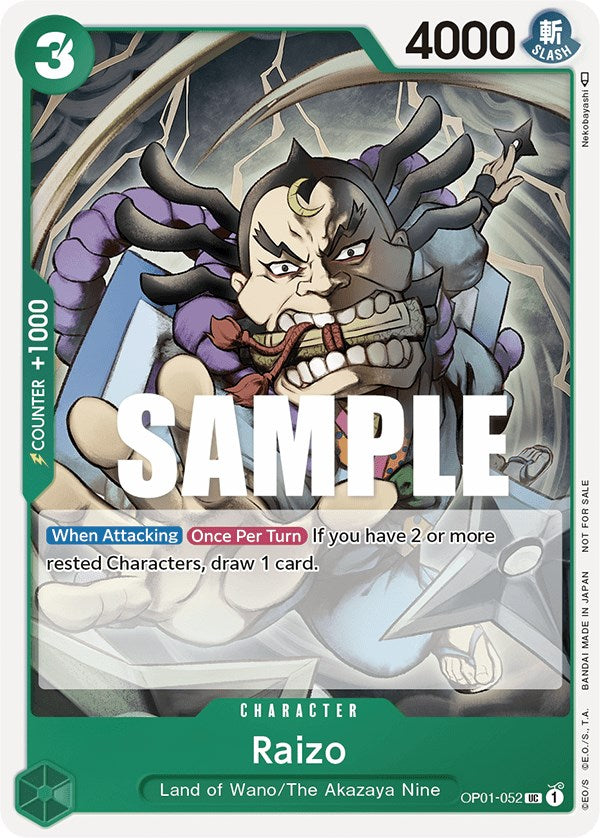 Raizo (Event Pack Vol. 2) [One Piece Promotion Cards] | Good Games Morley