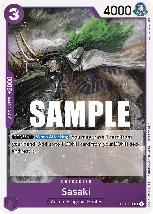 Sasaki (Event Pack Vol. 2) [One Piece Promotion Cards] | Good Games Morley