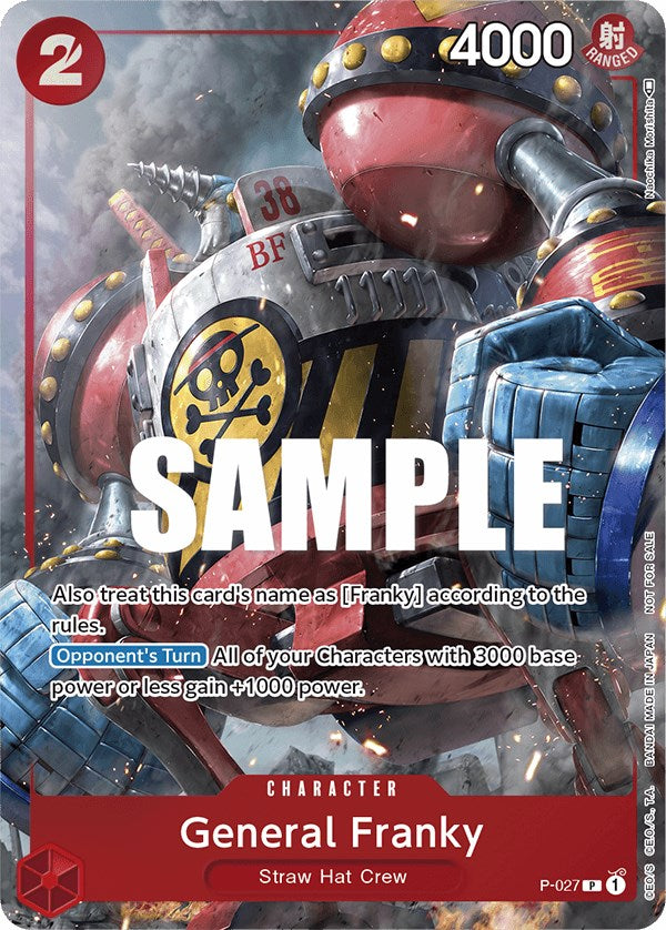 General Franky (Event Pack Vol. 2) [One Piece Promotion Cards] | Good Games Morley