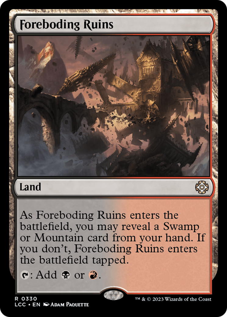 Foreboding Ruins [The Lost Caverns of Ixalan Commander] | Good Games Morley