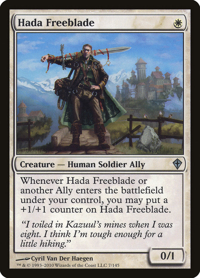 Hada Freeblade 7 (Worldwake)  - Foil | Good Games Morley