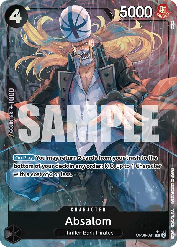 Absalom OP06-081 (Wings of the Captain)  - Alternate Art Foil | Good Games Morley