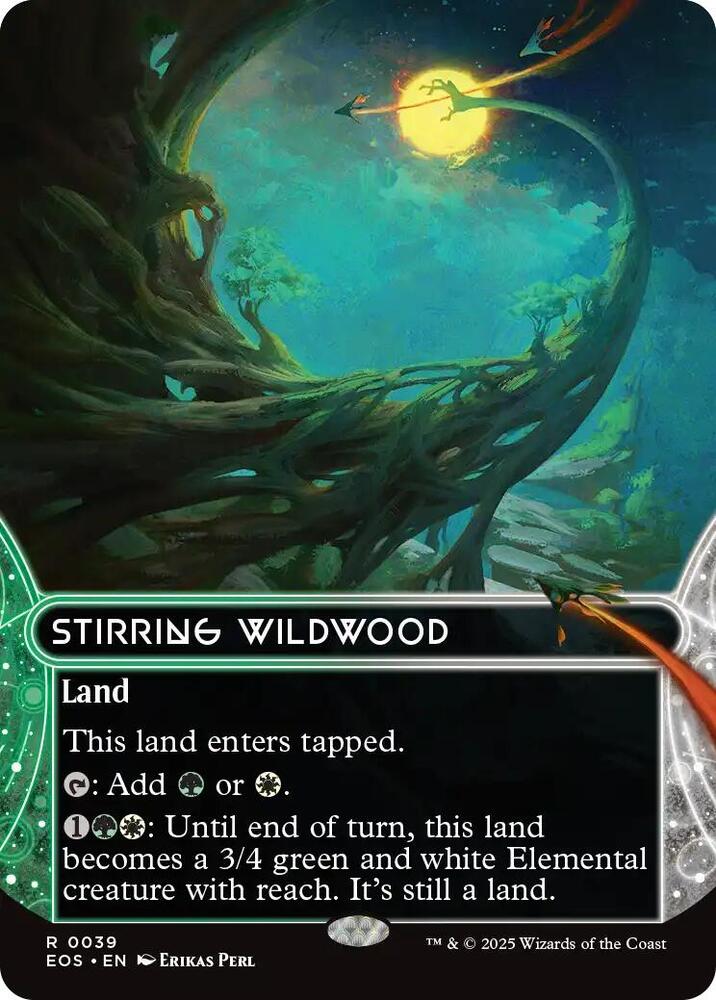 Stirring Wildwood  39 (Edge of Eternities: Stellar Sights)  - Borderless | Good Games Morley