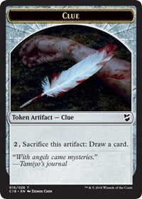 Clue // Construct (021) Double-Sided Token [Commander 2018 Tokens] | Good Games Morley