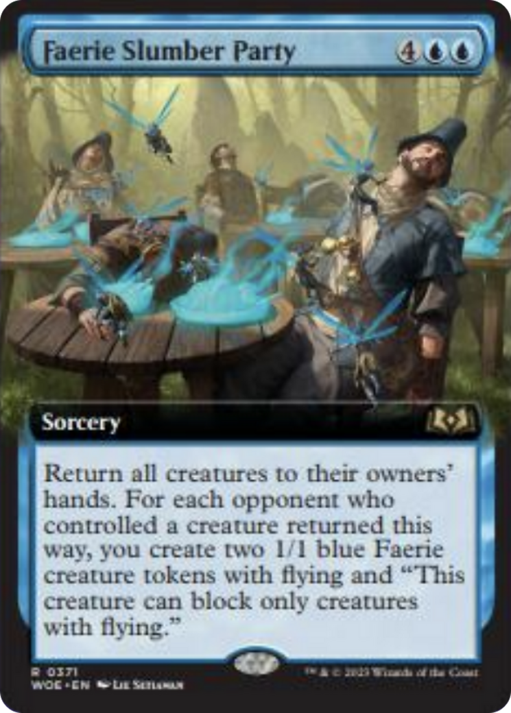 Faerie Slumber Party (Extended Art) [Wilds of Eldraine] | Good Games Morley