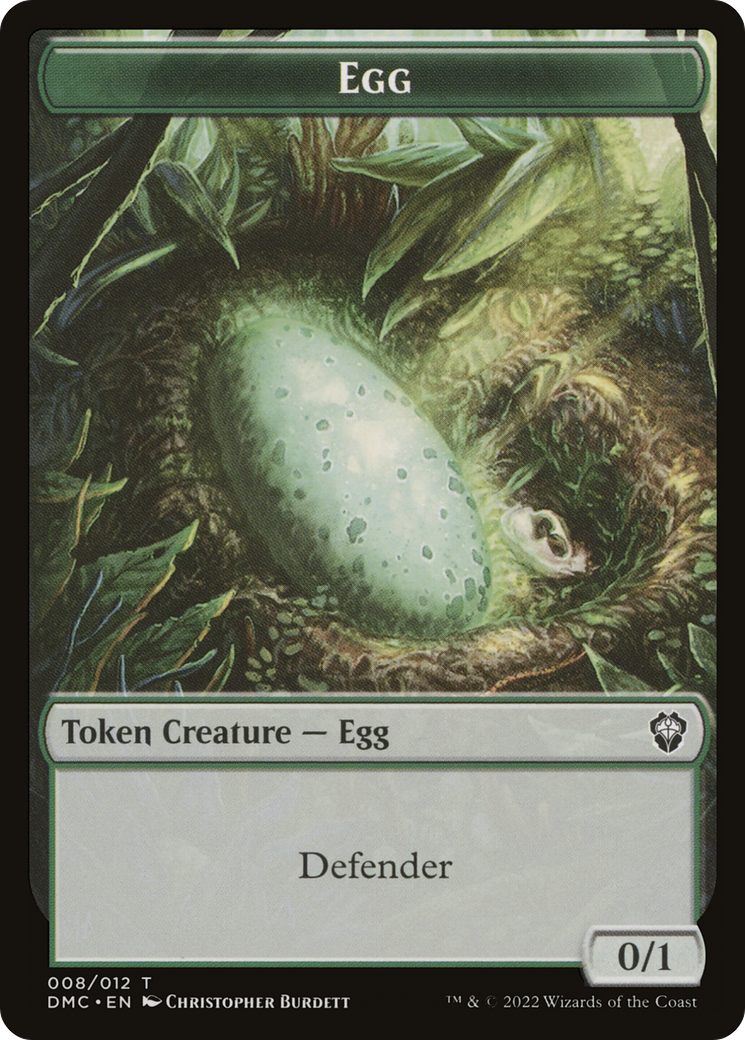 Treasure // Egg Double-Sided Token [Secret Lair Drop Series] | Good Games Morley