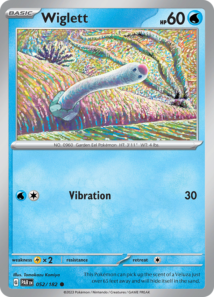 Wiglett (052/182) [Scarlet & Violet: Paradox Rift] | Good Games Morley
