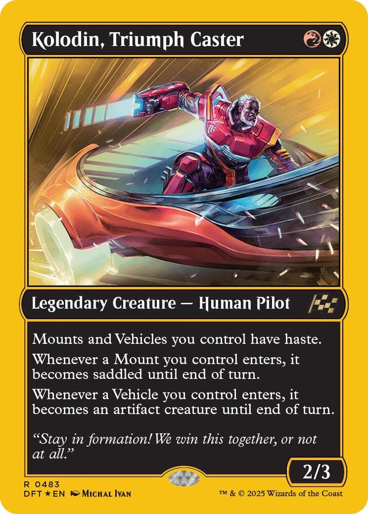 Kolodin, Triumph Caster 483/291 (Aetherdrift)  - First-Place Foil | Good Games Morley