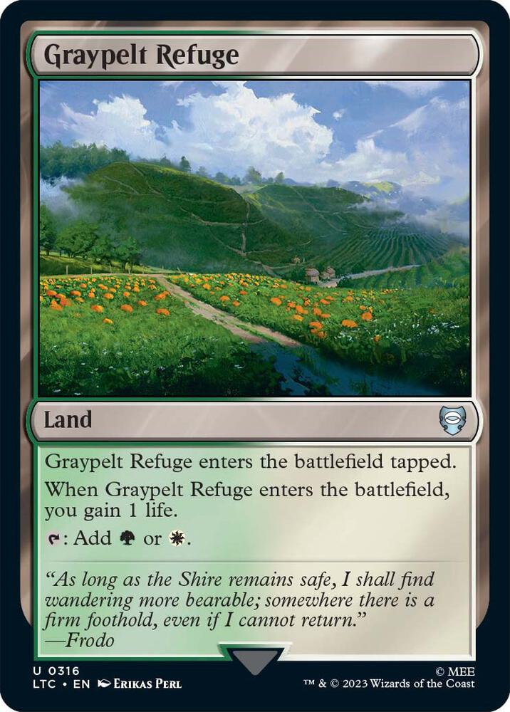 Graypelt Refuge 316 (Commander: The Lord of the Rings: Tales of Middle-earth)  | Good Games Morley