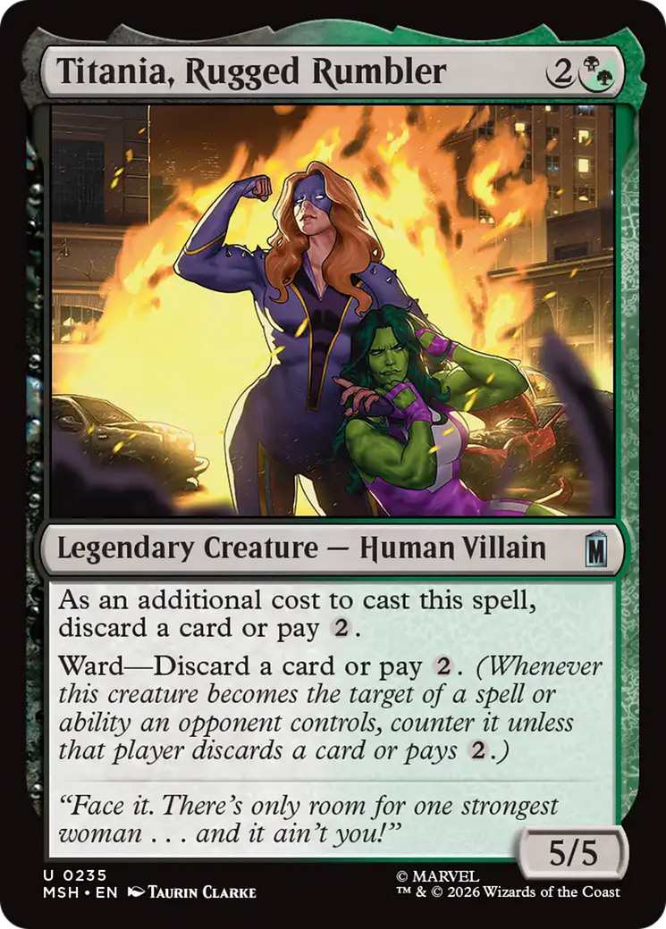Titania, Rugged Rumbler [Marvel Super Heroes] | Good Games Morley