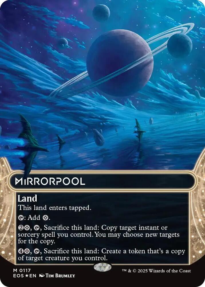 Mirrorpool 117/45 (Edge of Eternities: Stellar Sights)  - Borderless Galaxy Foil | Good Games Morley