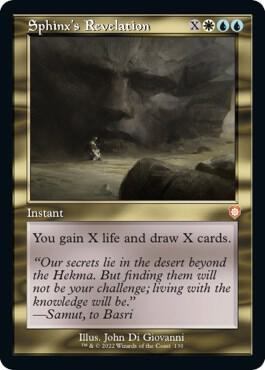 Sphinxs Revelation Retro Frame 130/40 (Commander: The Brothers' War)  | Good Games Morley