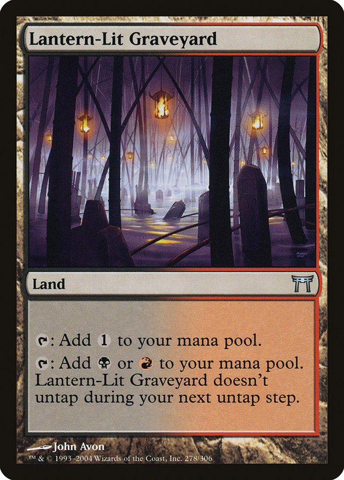 Lantern-Lit Graveyard 278/306 (Champions of Kamigawa)  | Good Games Morley