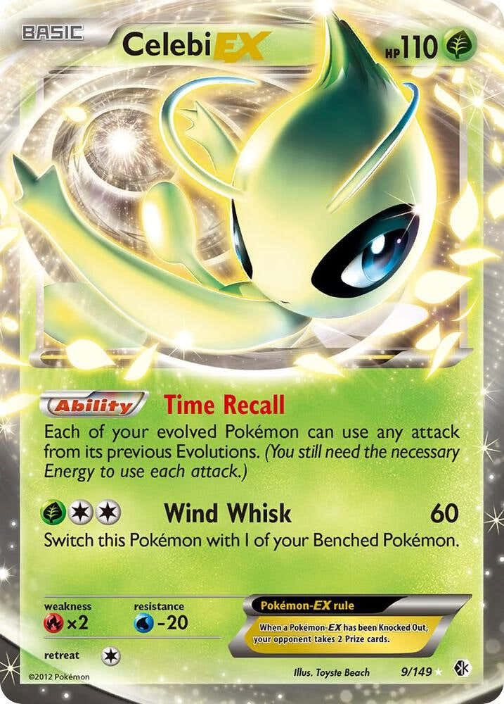 Celebi EX 9/149 (Boundaries Crossed)  - Holofoil | Good Games Morley