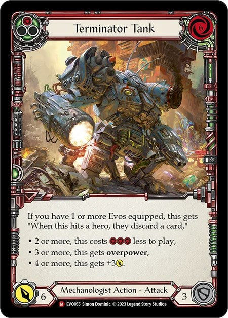 Terminator Tank [EVO055] (Bright Lights)  Rainbow Foil | Good Games Morley
