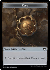 Clue // Elephant Double-Sided Token [Commander Masters Tokens] | Good Games Morley