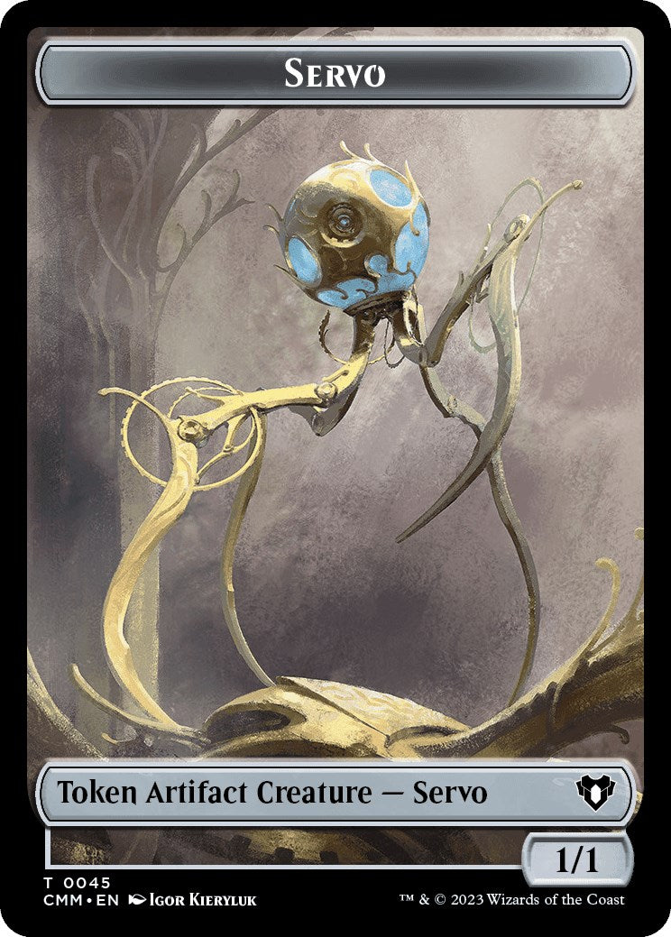 Servo // Ogre Double-Sided Token [Commander Masters Tokens] | Good Games Morley