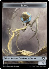 Servo // Thrull Double-Sided Token [Commander Masters Tokens] | Good Games Morley