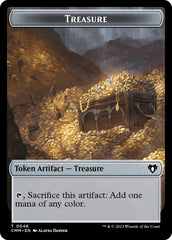 Treasure // Stoneforged Blade Double-Sided Token [Commander Masters Tokens] | Good Games Morley