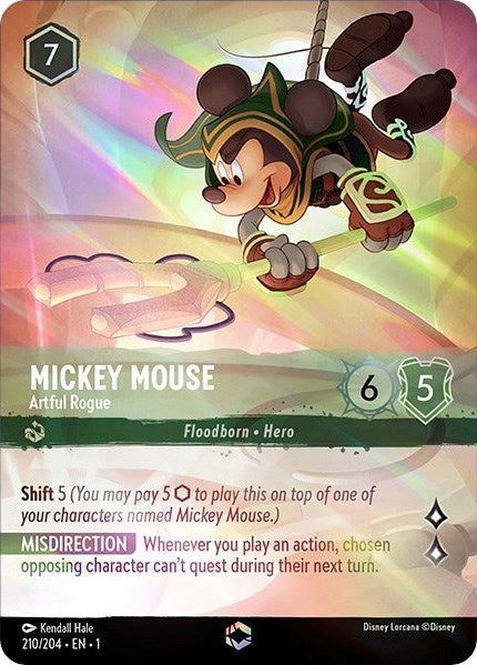 Mickey Mouse - Artful Rogue (Enchanted) (210/204) [The First Chapter] | Good Games Morley