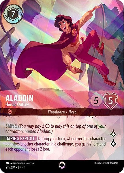 Aladdin - Heroic Outlaw (Enchanted) (211/204) [The First Chapter] | Good Games Morley