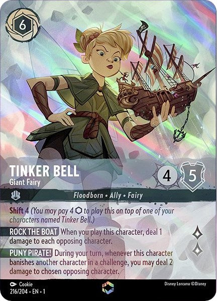 Tinker Bell - Giant Fairy (Enchanted) (216/204) [The First Chapter] | Good Games Morley