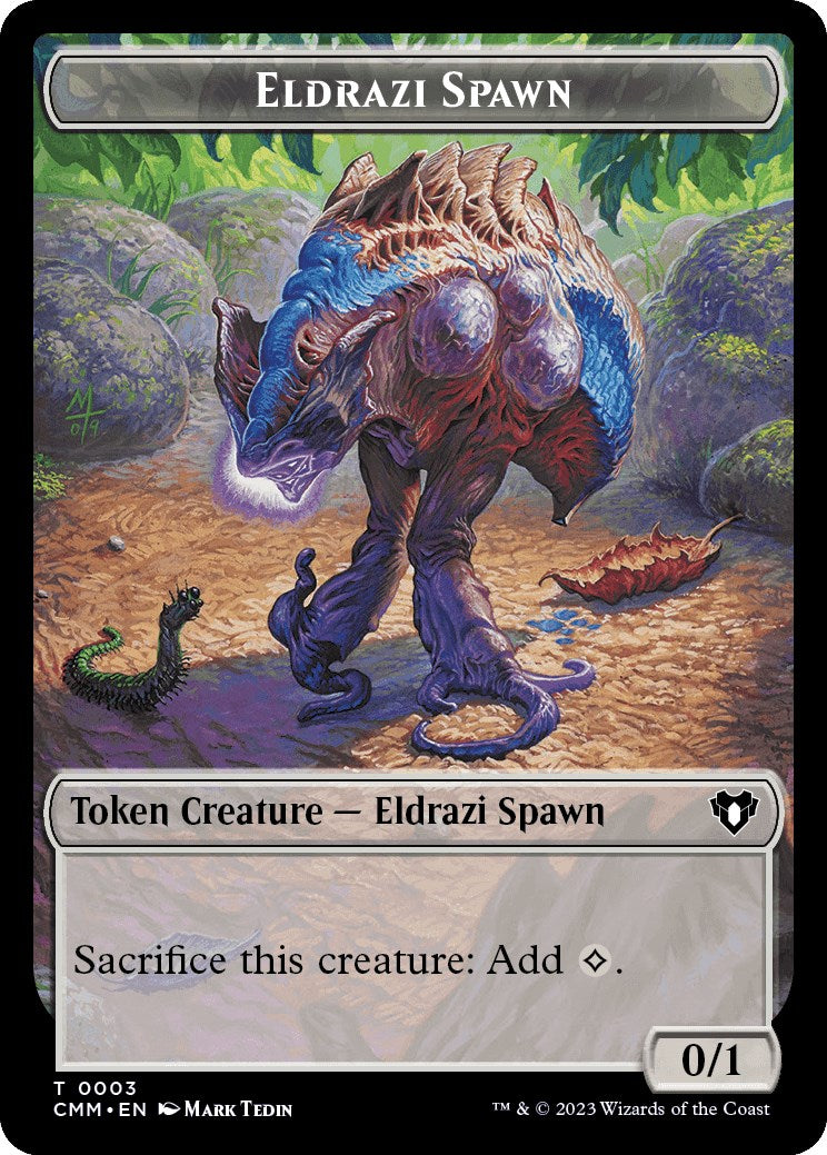 Eldrazi Spawn // Ogre Double-Sided Token [Commander Masters Tokens] | Good Games Morley