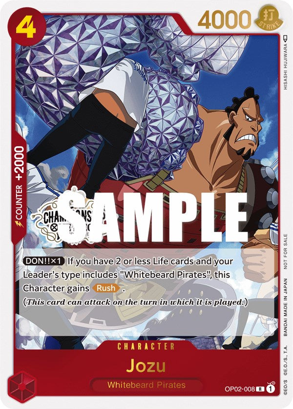 Jozu (Store Championship Participation Pack Vol. 2) [One Piece Promotion Cards] | Good Games Morley