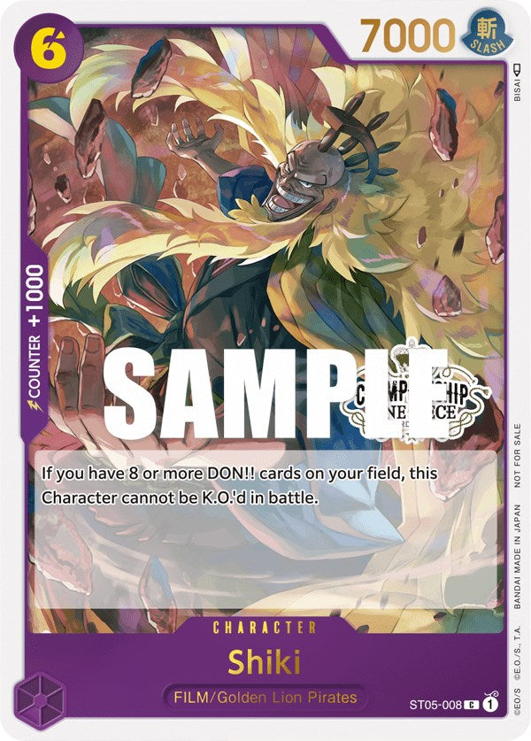 Shiki (Store Championship Participation Pack Vol. 2) [One Piece Promotion Cards] | Good Games Morley