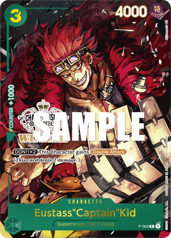 Eustass"Captain"Kid (Store Championship Vol. 2) [Winner] [One Piece Promotion Cards] | Good Games Morley