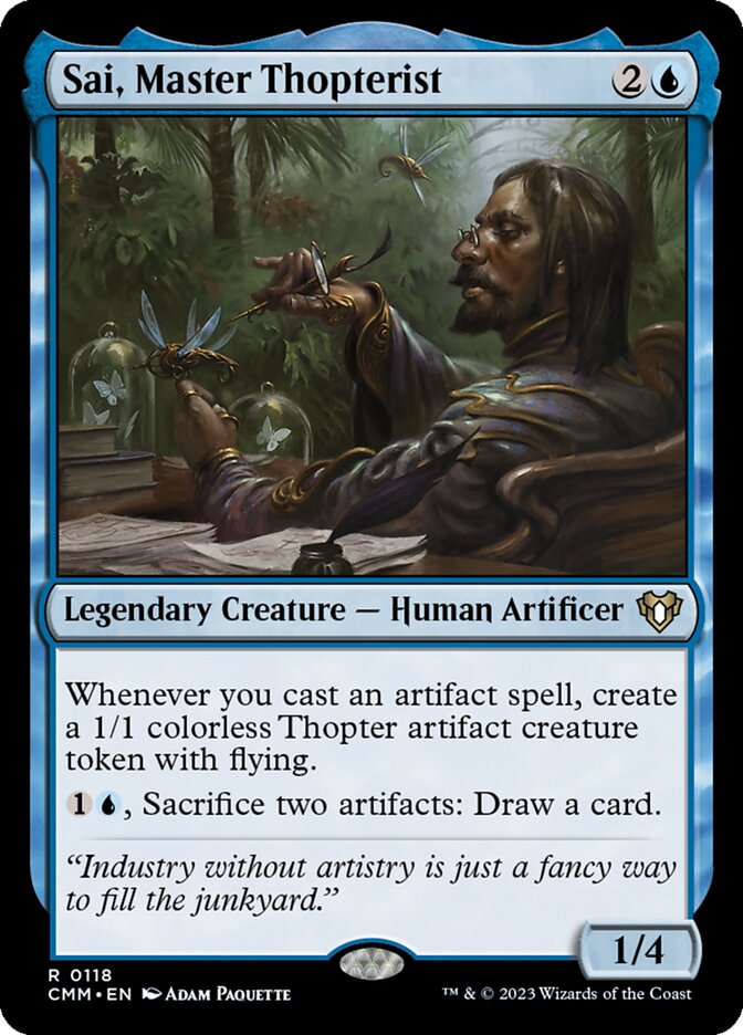 Sai, Master Thopterist 118/451 (Commander Masters)  | Good Games Morley