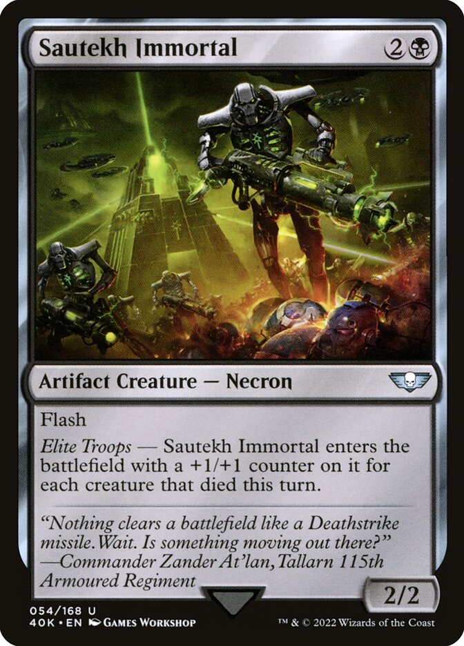Sautekh Immortal 54/617 (Universes Beyond: Warhammer 40,000)  | Good Games Morley
