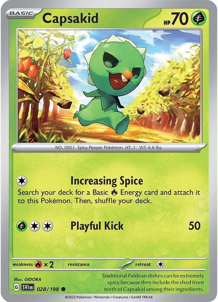 Capsakid (028/198) [Scarlet & Violet: Base Set] | Good Games Morley