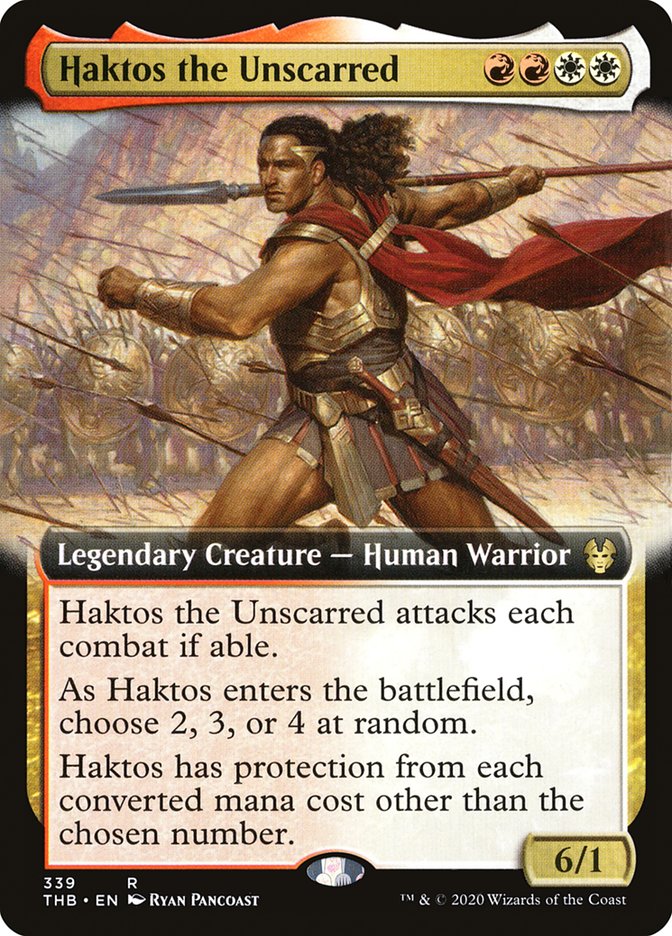 Haktos the Unscarred (Extended Art) [Theros Beyond Death] | Good Games Morley