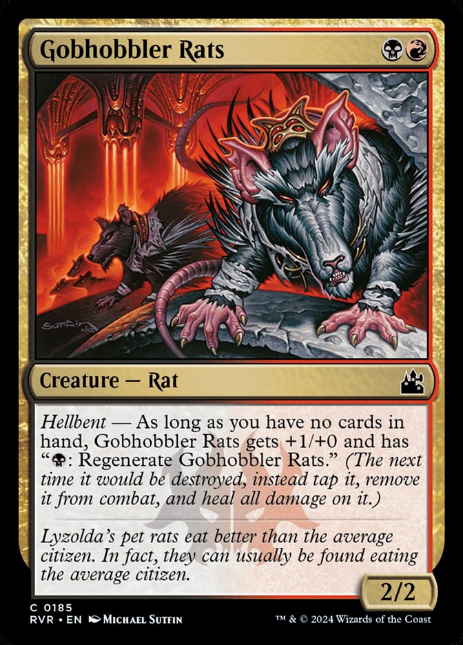 Gobhobbler Rats 185/291 (Ravnica Remastered)  | Good Games Morley