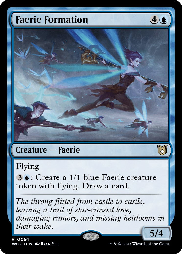 Faerie Formation [Wilds of Eldraine Commander] | Good Games Morley