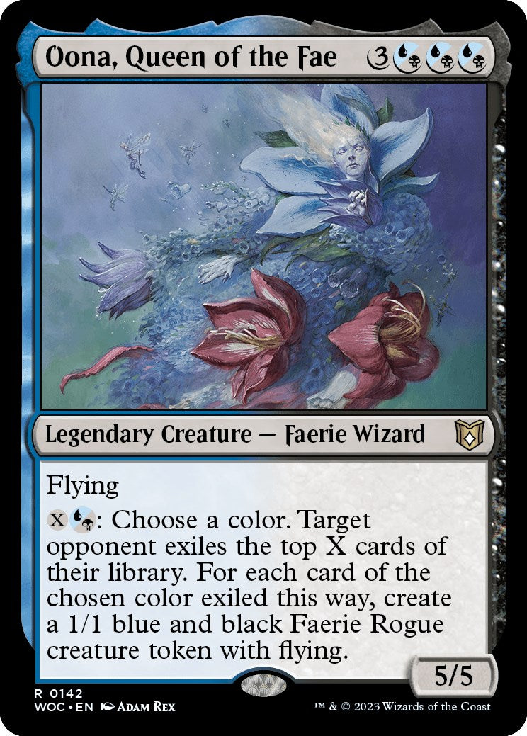 Oona, Queen of the Fae [Wilds of Eldraine Commander] | Good Games Morley