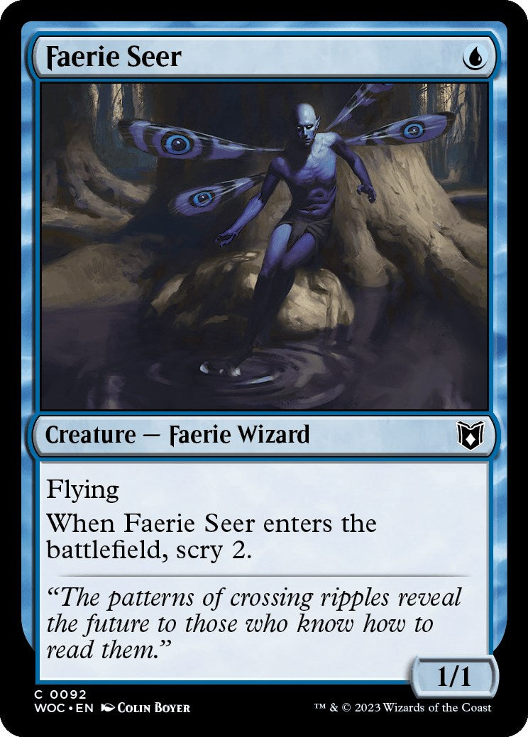 Faerie Seer [Wilds of Eldraine Commander] | Good Games Morley