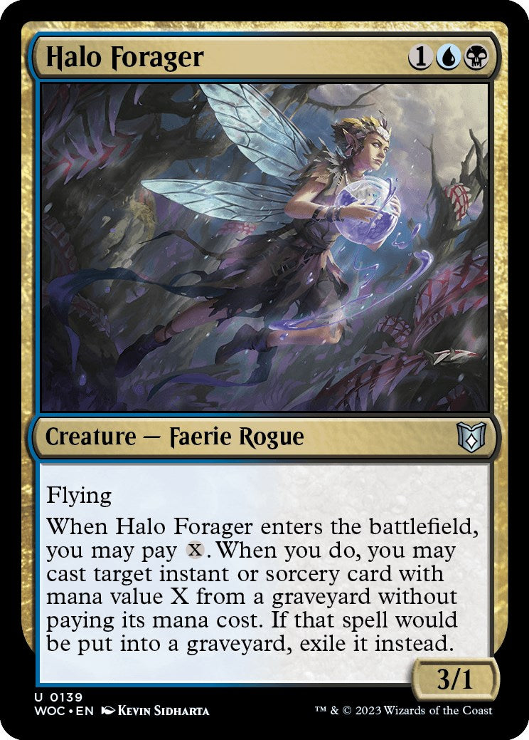 Halo Forager [Wilds of Eldraine Commander] | Good Games Morley