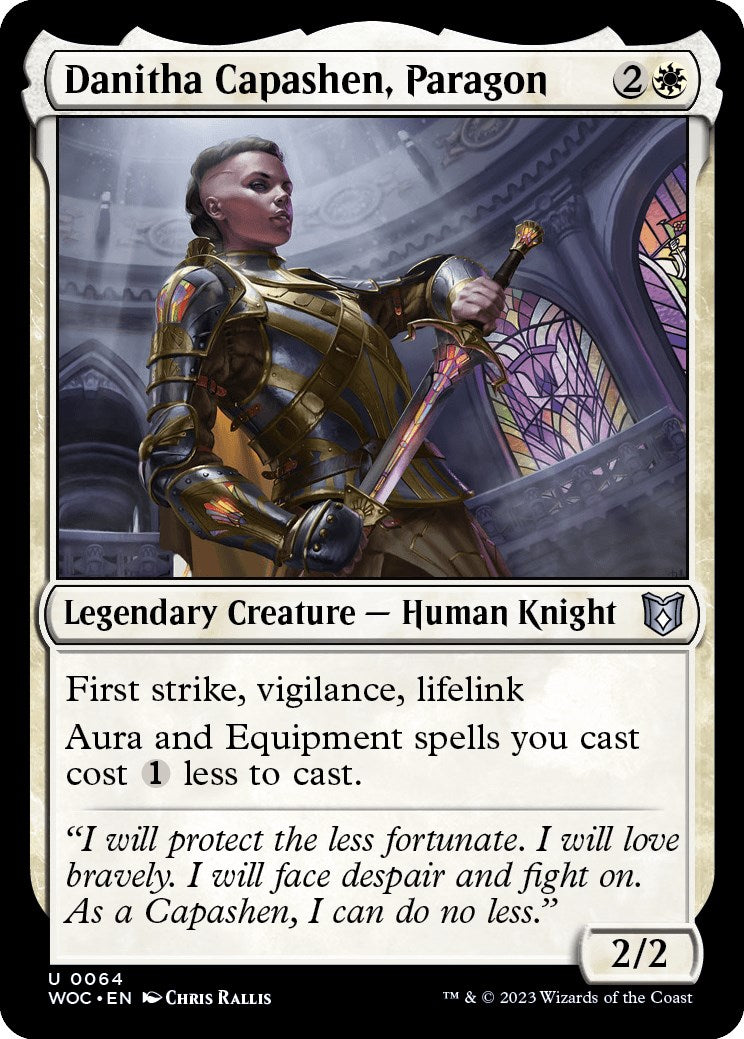 Danitha Capashen, Paragon [Wilds of Eldraine Commander] | Good Games Morley