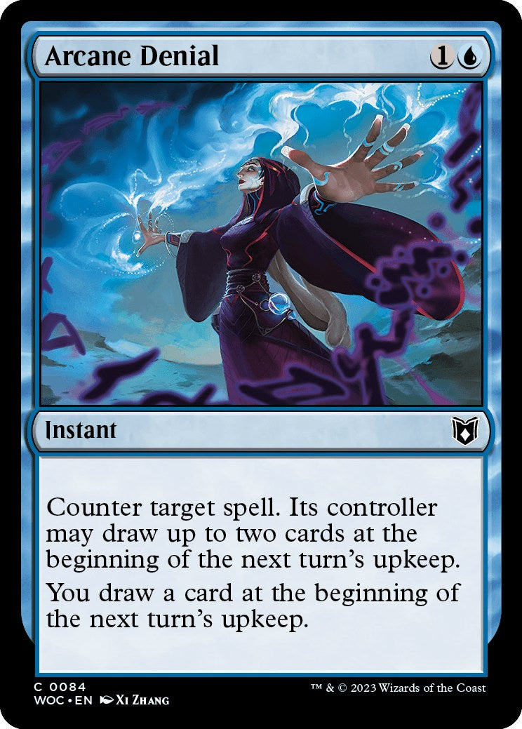 Arcane Denial [Wilds of Eldraine Commander] | Good Games Morley