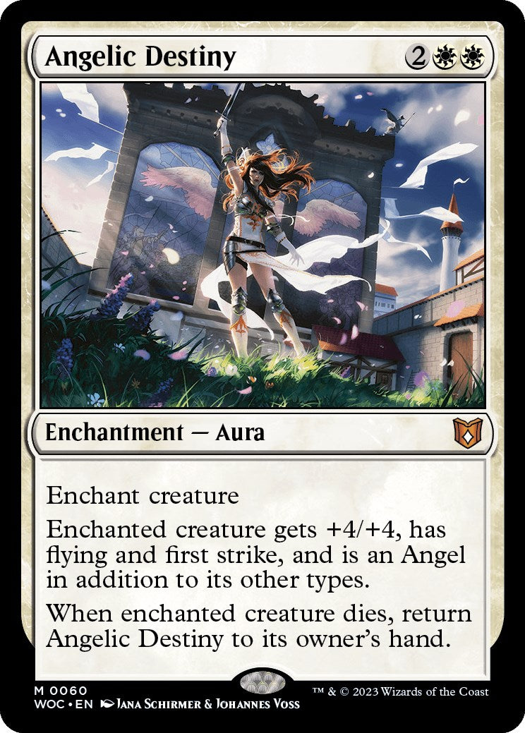 Angelic Destiny [Wilds of Eldraine Commander] | Good Games Morley