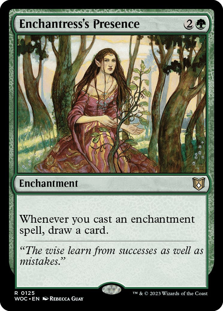 Enchantress's Presence [Wilds of Eldraine Commander] | Good Games Morley