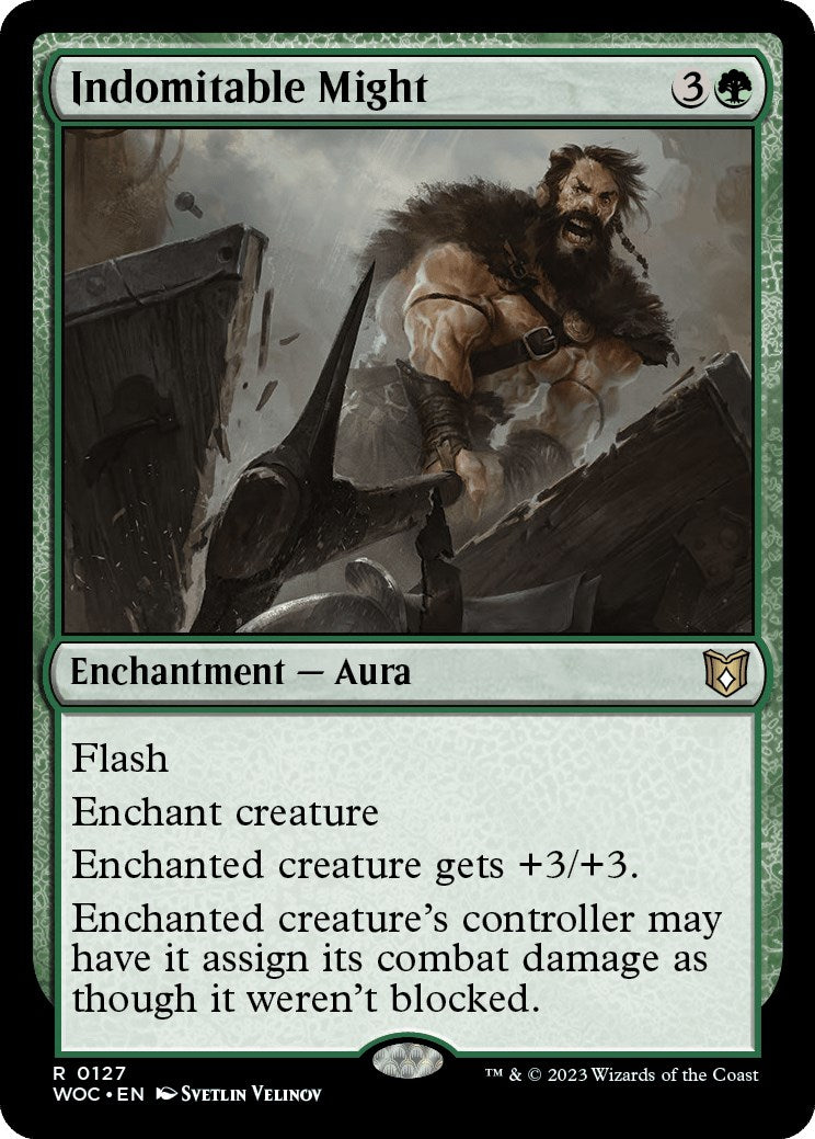 Indomitable Might [Wilds of Eldraine Commander] | Good Games Morley