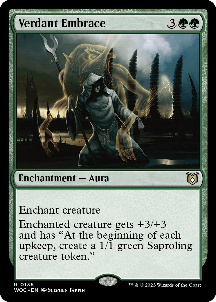 Verdant Embrace [Wilds of Eldraine Commander] | Good Games Morley