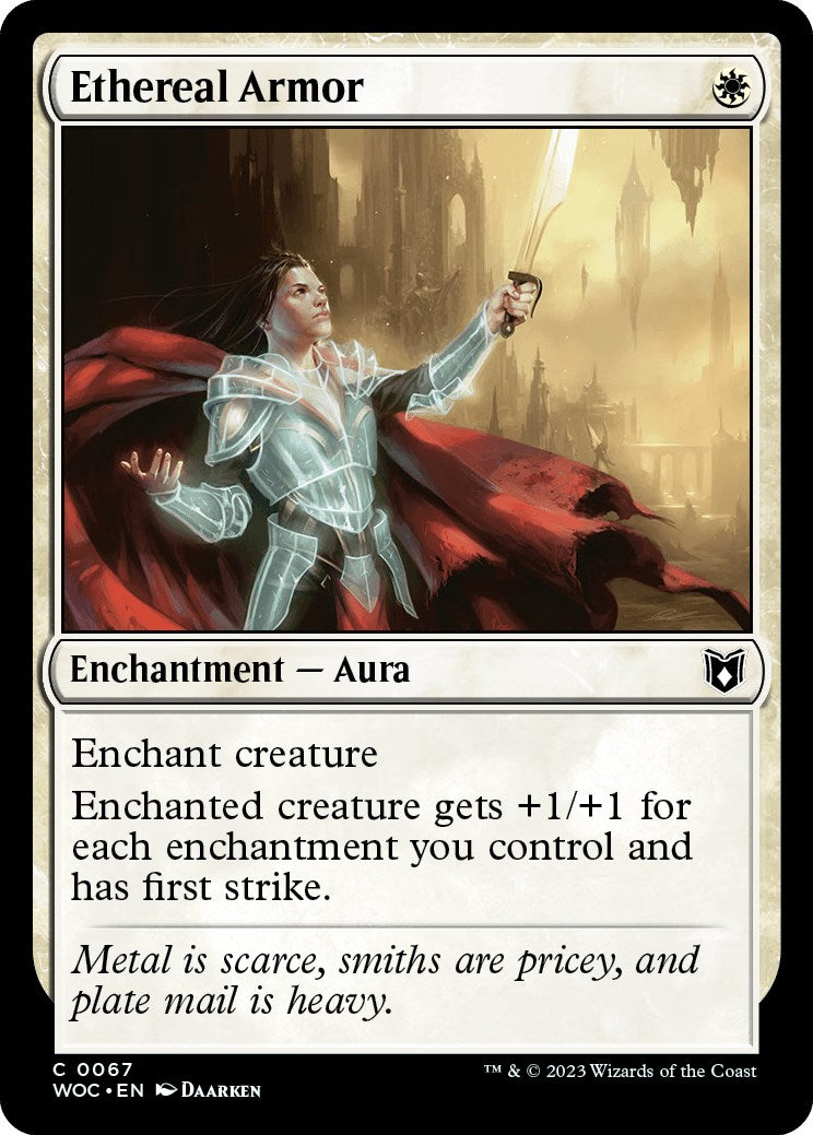 Ethereal Armor [Wilds of Eldraine Commander] | Good Games Morley